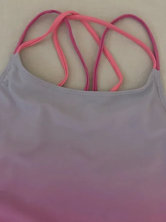 Hurley Girls' One Piece Swimsuit in China Rose Sz 14 - Picture 4 of 5